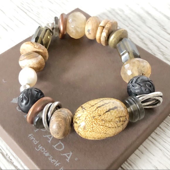 Silpada Jewelry - B2089 SILPADA Chunky Natural Tone Bracelet Vintage